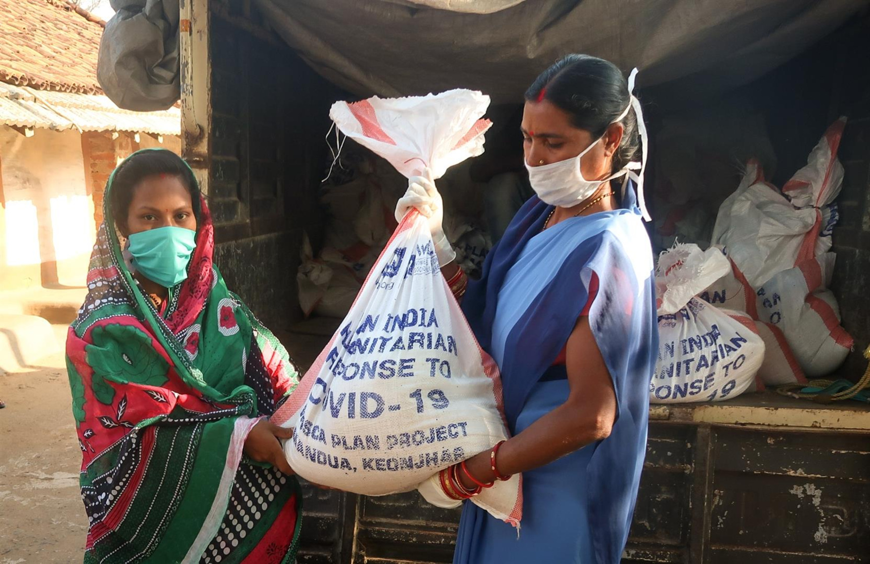 Emergency food for Indian families during pandemic funded by London Freemasons